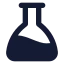 Flaskconical icon with solid standard style