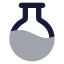 Flaskround icon with bulk rounded style