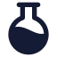 Flaskround icon with solid standard style