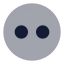 Flickr icon with bulk rounded style