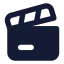 Flimslate icon with solid standard style
