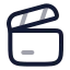 Flimslate icon with twotone rounded style