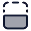 Flipbottom icon with duotone standard style