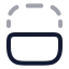 Flipbottom icon with twotone rounded style