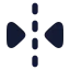Fliphorizontal 2 icon with solid rounded style