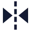 Fliphorizontal 2 icon with solid sharp style