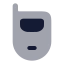 Flipphone icon with bulk rounded style