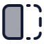 Flipright icon with duotone standard style