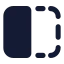 Flipright icon with solid standard style
