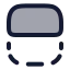 Fliptop icon with duotone rounded style