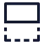 Fliptop icon with stroke sharp style