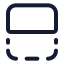 Fliptop icon with stroke standard style