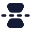 Flipvertical icon with solid rounded style