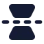 Flipvertical icon with solid standard style