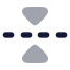 Flipvertical 2 icon with bulk rounded style