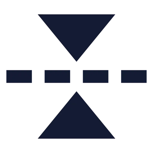 Flip Vertical 2 Icon in Solid Sharp style