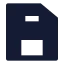 Floppydisk icon with solid sharp style