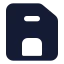 Floppydisk icon with solid standard style