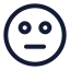 Flushed icon with stroke rounded style