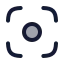 Focus icon with duotone rounded style