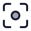 Focus icon with duotone standard style