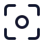 Focus icon with stroke standard style