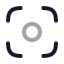 Focus icon with twotone rounded style