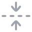 Foldvertical icon with duotone rounded style