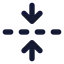 Foldvertical icon with solid standard style