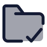 Folder Check icon preview