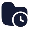 Folder Clock icon preview