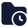 Folder Clock icon preview