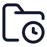Folder Clock icon preview