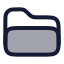 Folderclosed icon with duotone rounded style