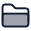 Folderclosed icon with duotone standard style