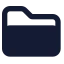 Folderclosed icon with solid standard style