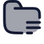 Folderdetails icon with duotone rounded style