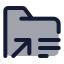 Folderdetailsreference icon with duotone standard style