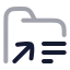 Folderdetailsreference icon with twotone rounded style