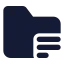Folderdetails icon with solid standard style