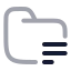 Folderdetails icon with twotone rounded style