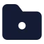 Folderdot icon with solid standard style
