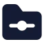 Foldergit icon with solid standard style