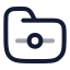 Foldergit icon with twotone rounded style