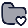 Folder Heart icon preview