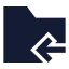 Folderimport icon with solid sharp style