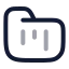 Folderkanban icon with twotone rounded style