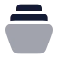 Folderlibrary icon with bulk rounded style