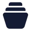 Folderlibrary icon with solid standard style