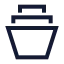 Folderlibrary icon with stroke sharp style